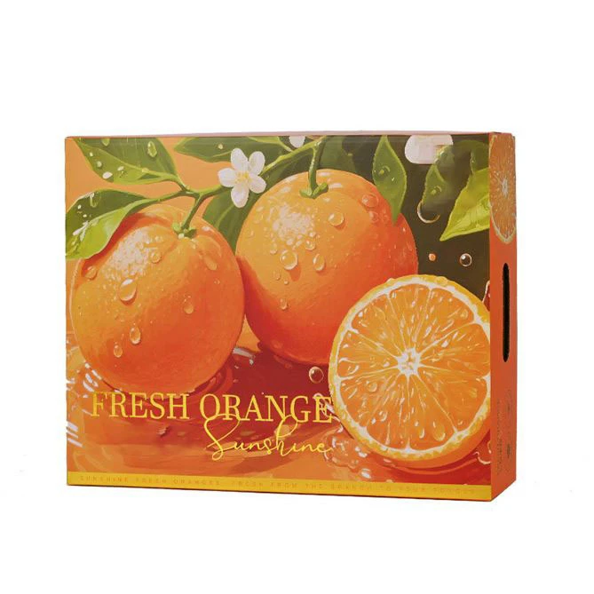 Orange Cardboard Box